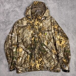 Scent Blocker Jacket Men 3XL Outfitter Realtree Xtra AAP Trinity Rain Body Block
